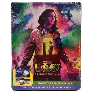 Loki The Complete First Season Blu-Ray Steelbook Collectors Ed 2023 New Sealed